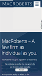 Mobile Screenshot of macroberts.com